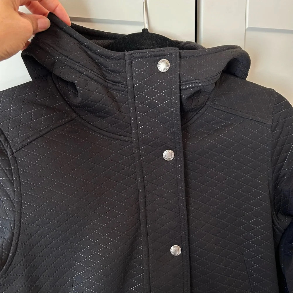 The North Face Women’s Small Black Hooded Jacket Recover Up, Lightweight - Picture 3 of 12